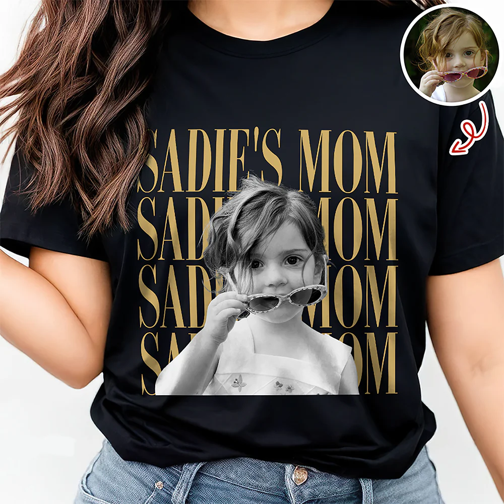 Personalized Vintage Photo Mom, Grandma, Dad, Grandpa Family Dark Shirt HA75 921508 - Image 2