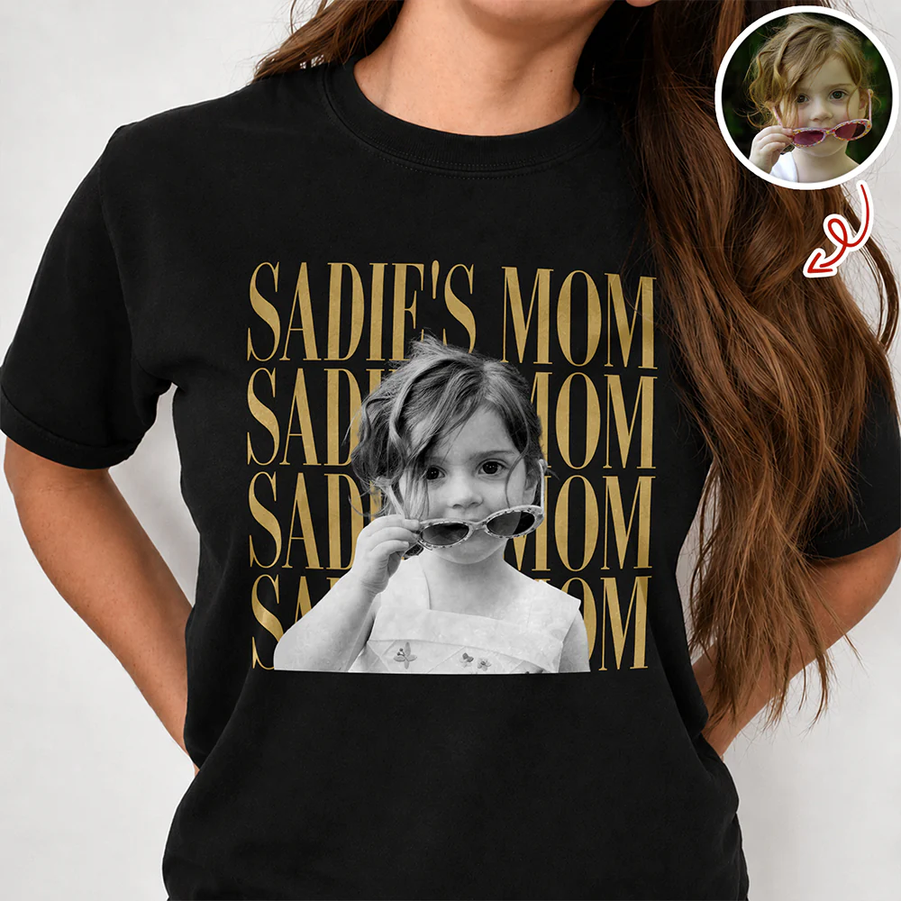 Personalized Vintage Photo Mom, Grandma, Dad, Grandpa Family Dark Shirt HA75 921508 - Image 5