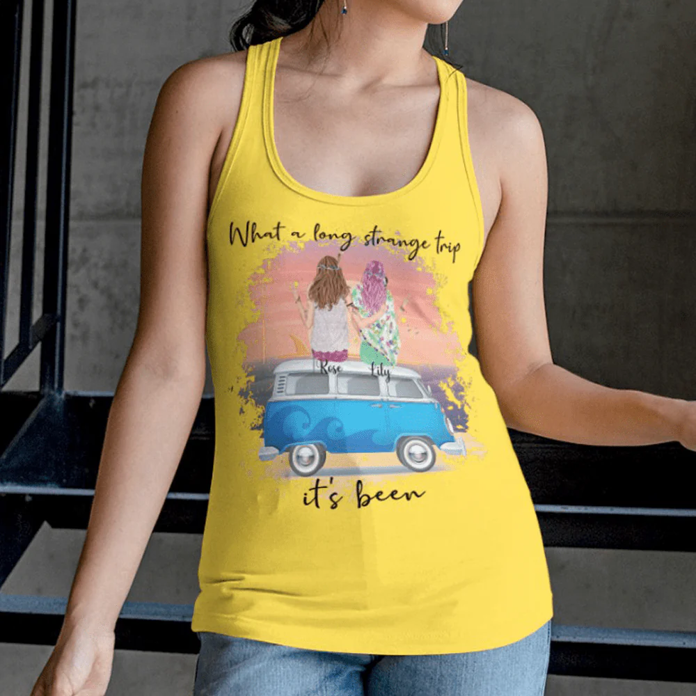 A Long Strange Trip Bestie Summer Best Friend Shirt - Image 4