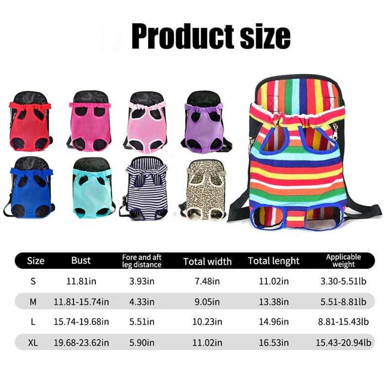 Dog Carrier Backpack Breathable Shoulder Handle Bags - Image 2