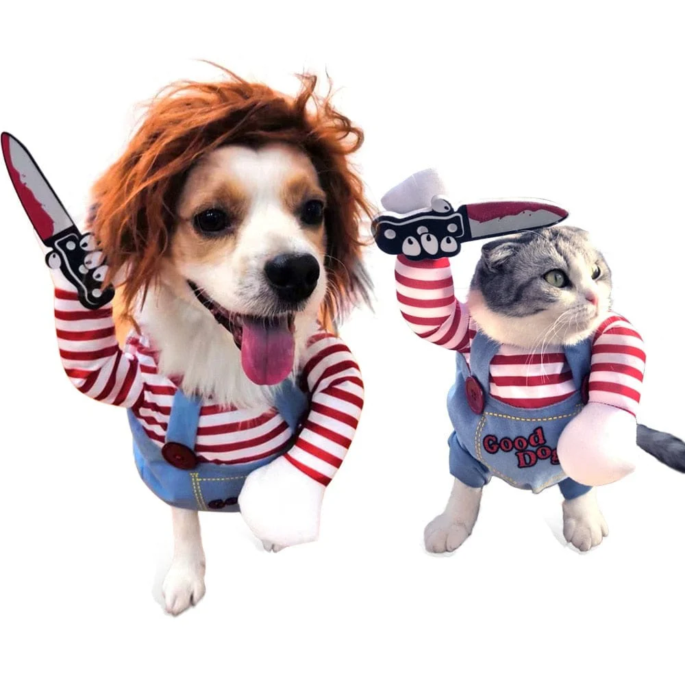 Halloween Christmas Costume Funny Pet Cat Party Cosplay Apparel Clothing - Image 2