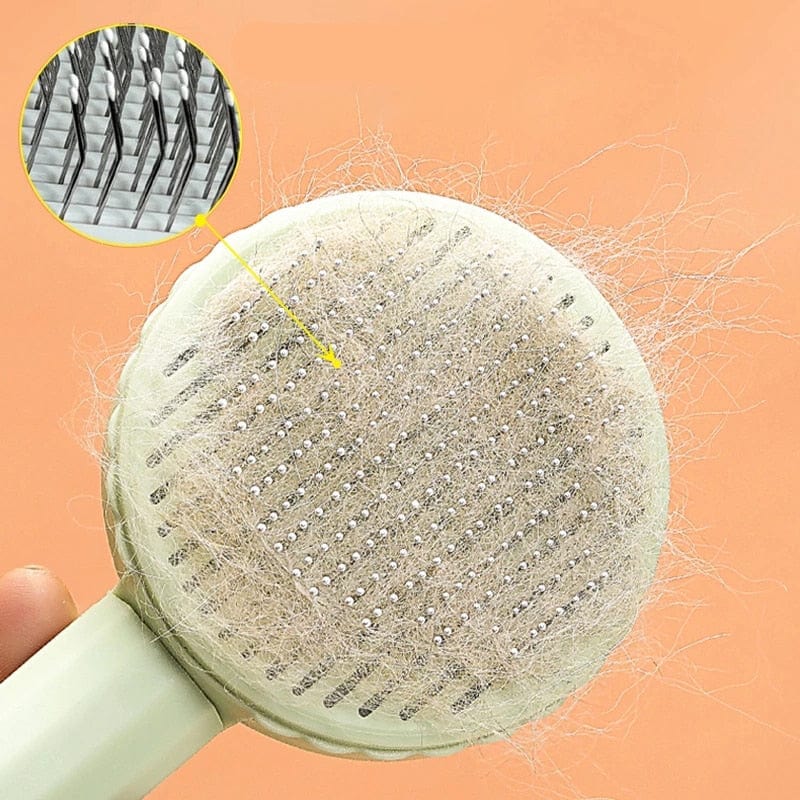 Pet Hair Removal Comb Cat Brush Self Cleaning Slicker Brush for Cats Dogs Hair Remover Scraper Pet Grooming Tool Cat Accessories - Image 15