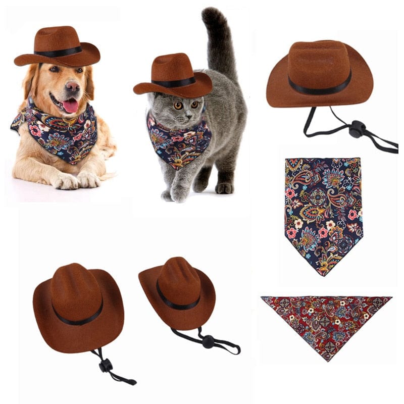 Western Cowboy Halloween Dog Cat Costume