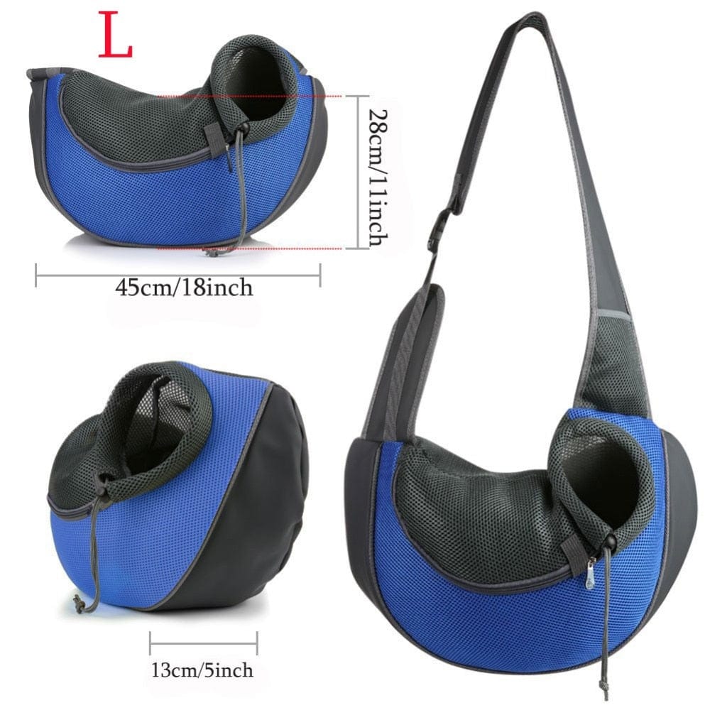 Travel Pet Carrier Handbag Pouch Single Shoulder Bag Sling - Image 4