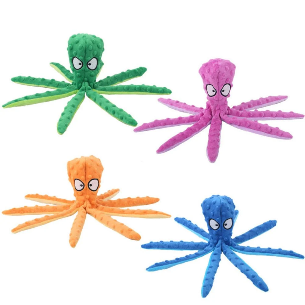 Dog Teeth Cleaning Octopus Chew Toy - Image 7