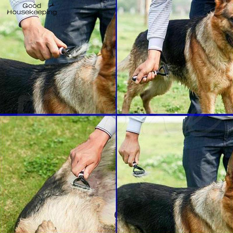 Pets Fur Knot Cutter Dog Grooming Shedding Tools Pet Cat Hair Removal Comb Brush Double sided Pet Products Suppliers - Image 6