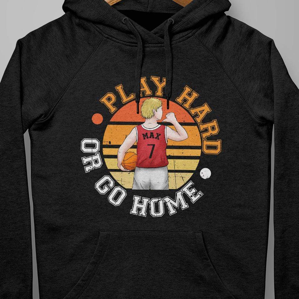 Play Hard Or Go Home Basketball Shirt, Basketball Shirt For Sport Players - Image 3