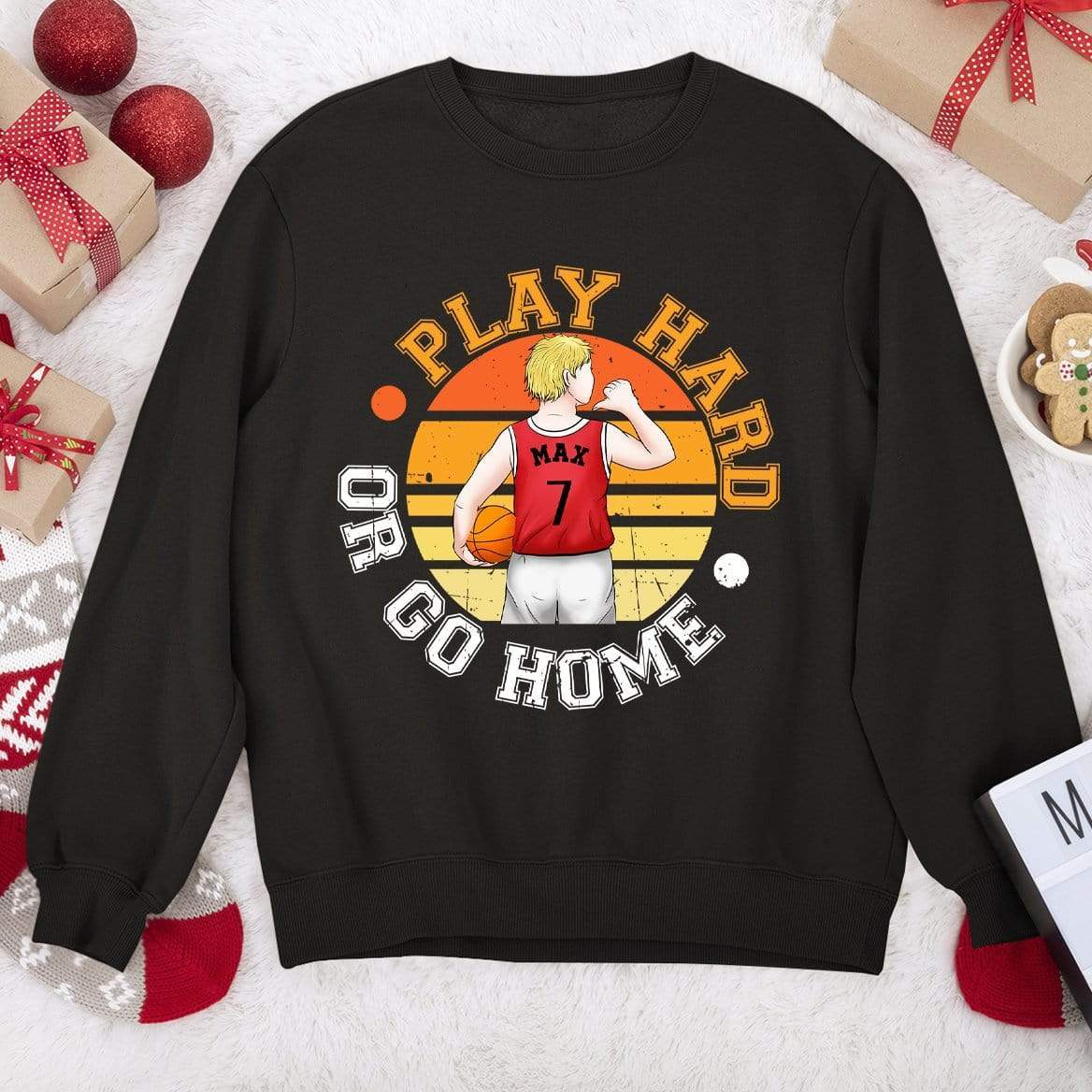 Play Hard Or Go Home Basketball Shirt, Basketball Shirt For Sport Players - Image 4