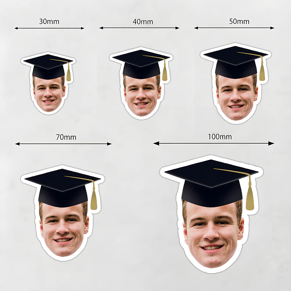Custom Face Photo Roll Sticker Graduation Gift TH10 898793 - Image 8