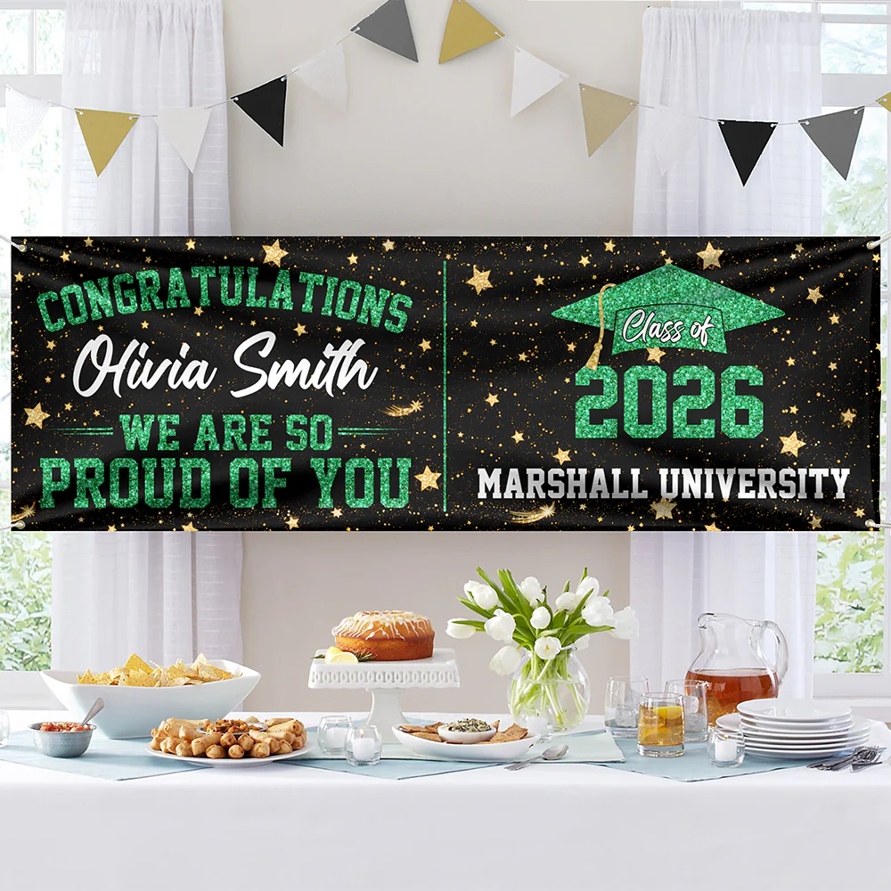 Custom Name We Are So Proud  Of You Banner 2026 Graduation Gift TH10 898773 - Image 5