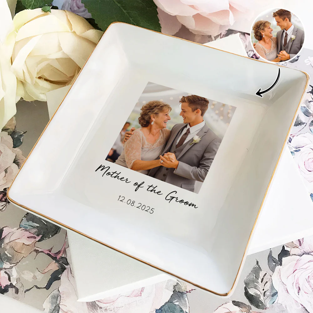 Custom Photo Love You Mom Jewelry Dish Gift For Mom LM32 899123 - Image 2
