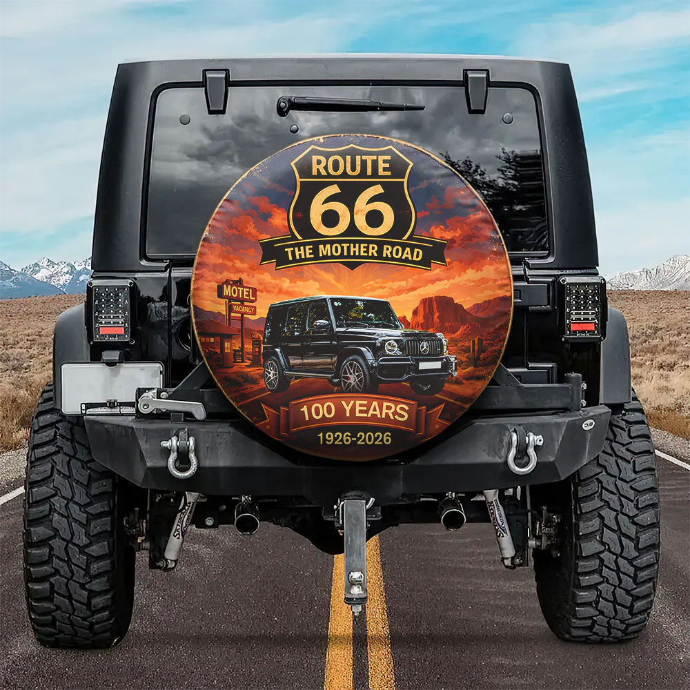 Custom Photo Route 66 The Mother Road 100 Years Tire Cover TH10 898677