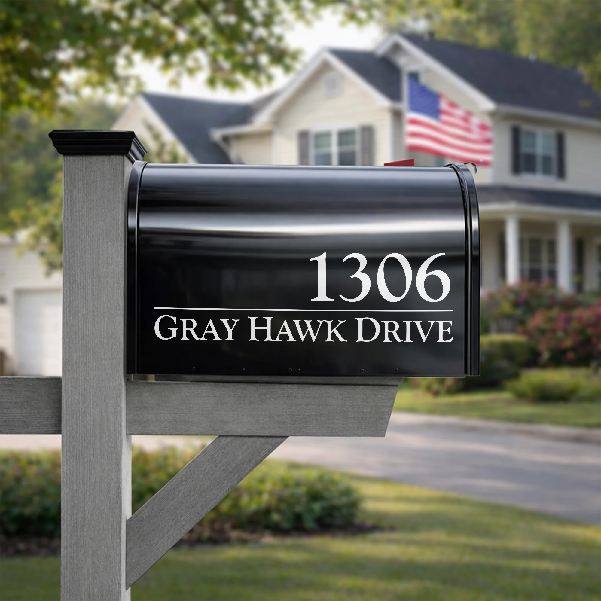 Personalized Address Mailbox Decal TH10 898565 - Image 5
