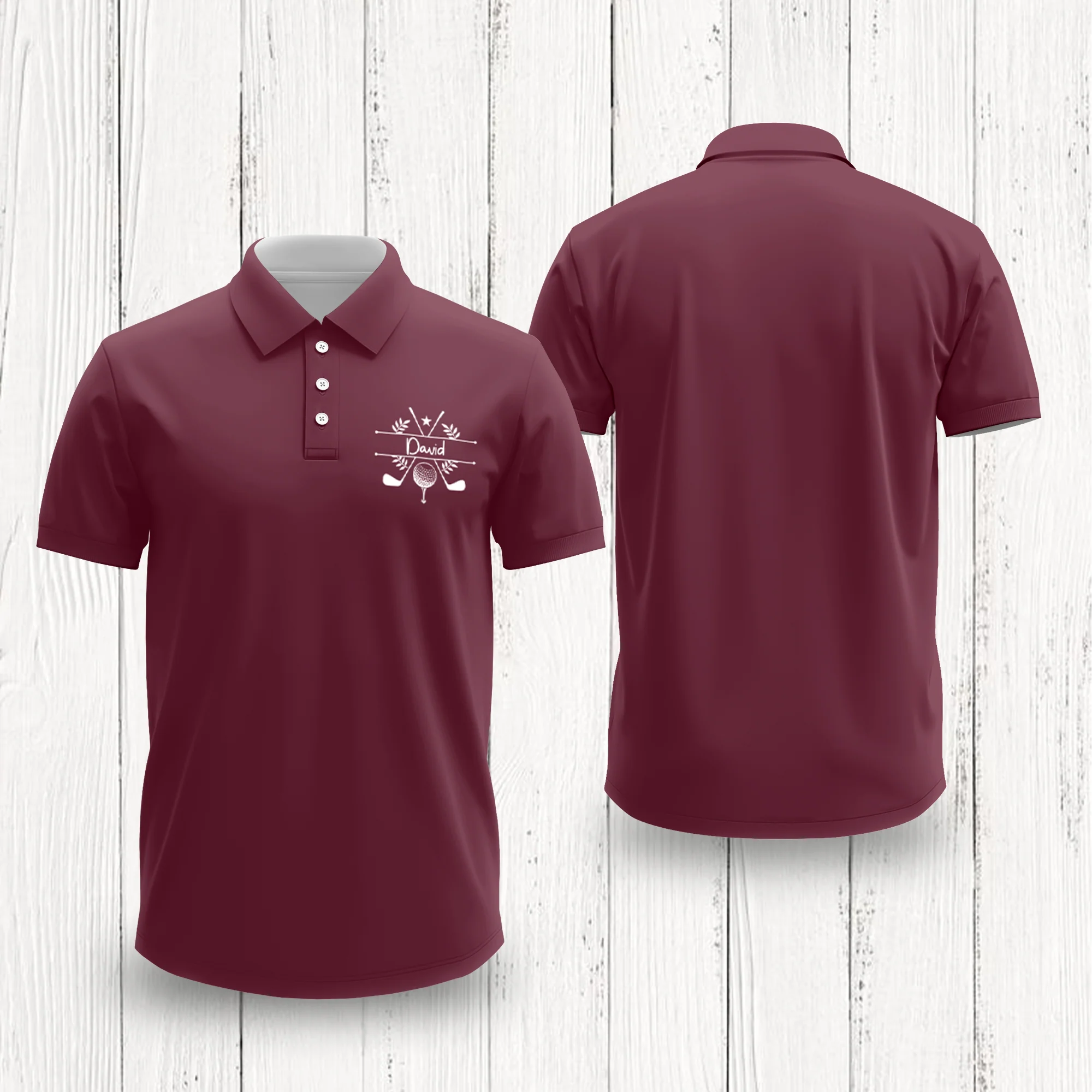 Personalized Golf Ball Polo Shirt Gift For Golfer, Golf Lovers HA75 898574 - Image 4