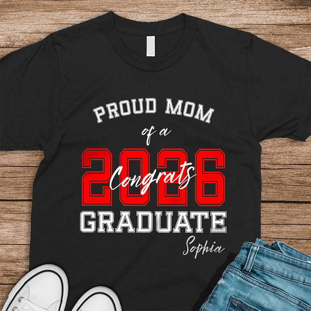 Personalized Proud Of You Class Of 2026 Graduation Dark Shirt HA75 920484 - Image 3