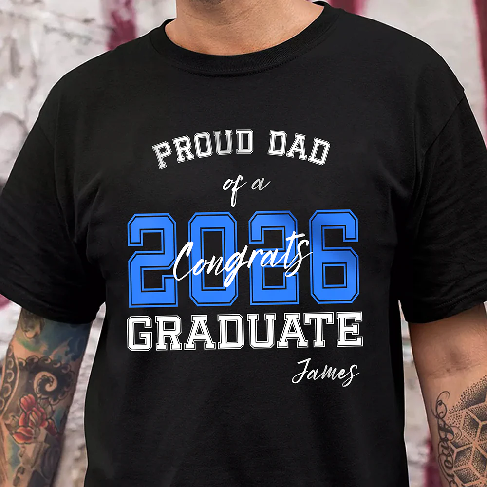 Personalized Proud Of You Class Of 2026 Graduation Dark Shirt HA75 920484 - Image 5
