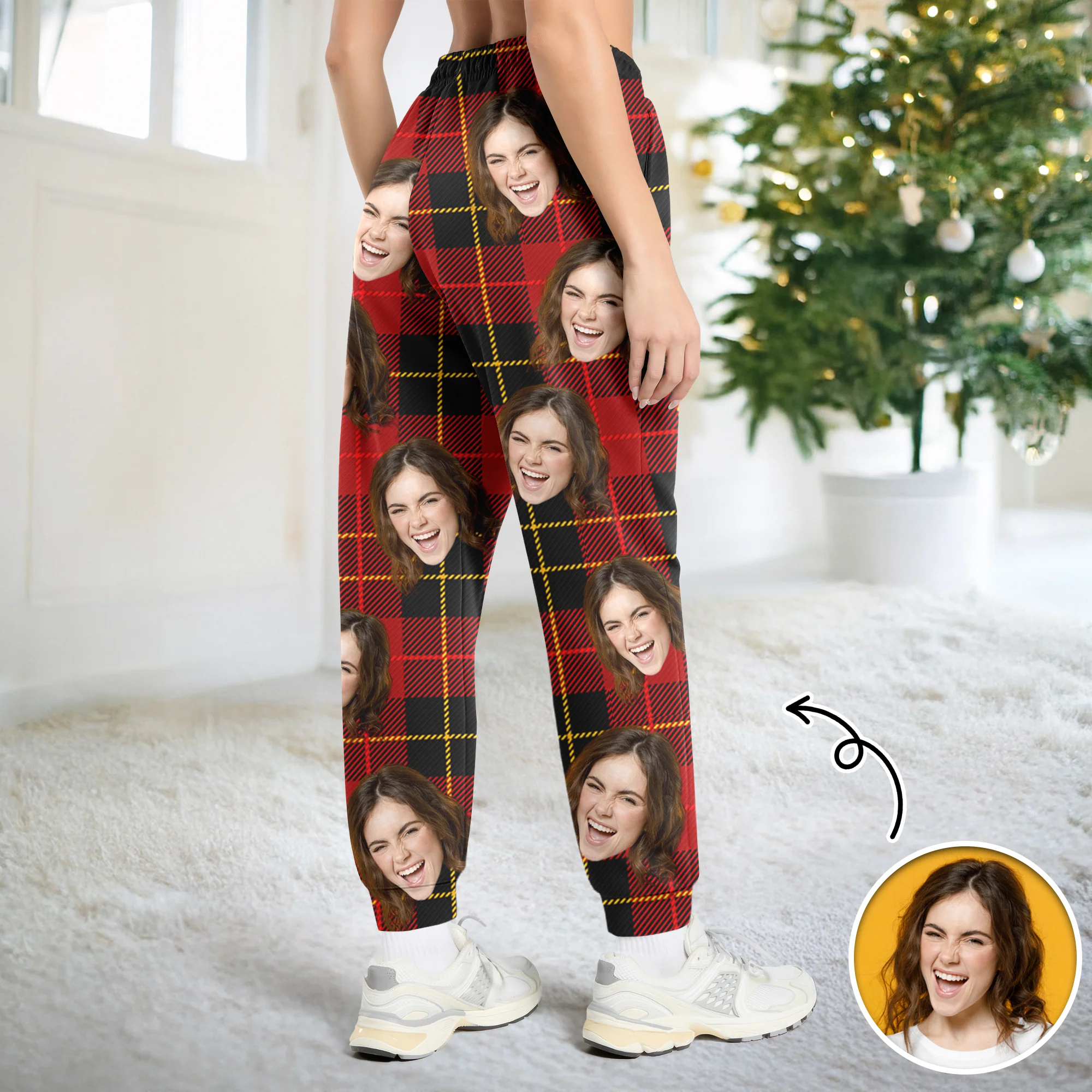 Custom Face Photo Sweatpants Gift For Christmas HO82 894952 - Image 10
