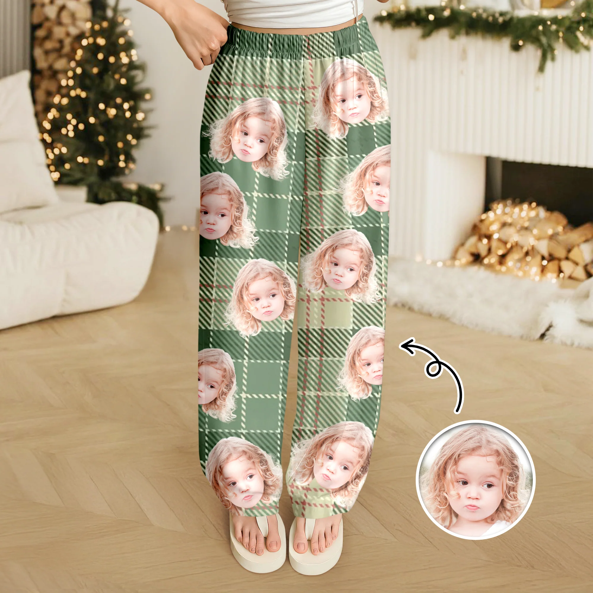 Custom Face Photo Sweatpants Gift For Christmas HO82 894952 - Image 5