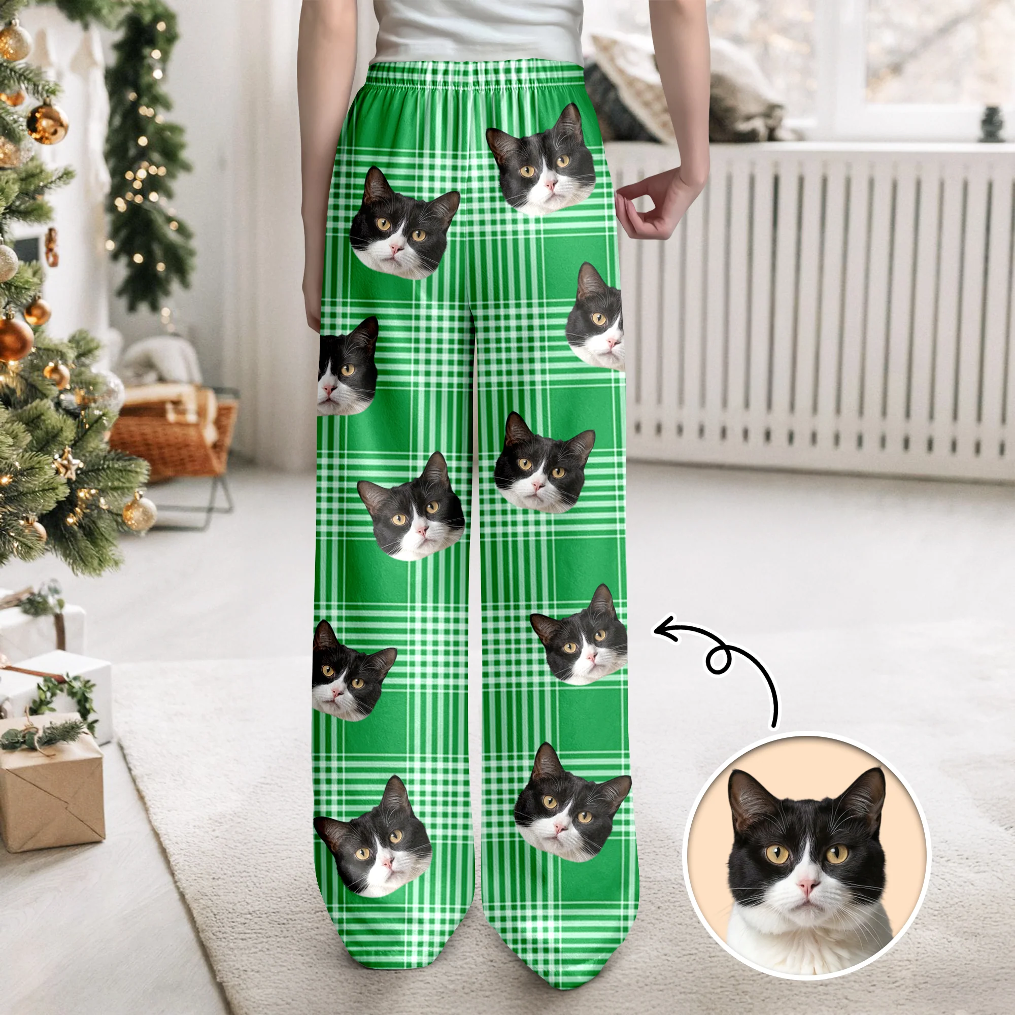 Custom Cat Photo Sweatpants Gift For Christmas HO82 894862 - Image 3