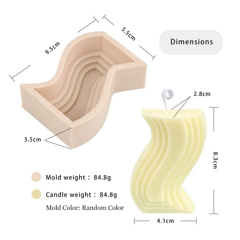 Rainbow Arch Candle Silicone Mold - Image 7