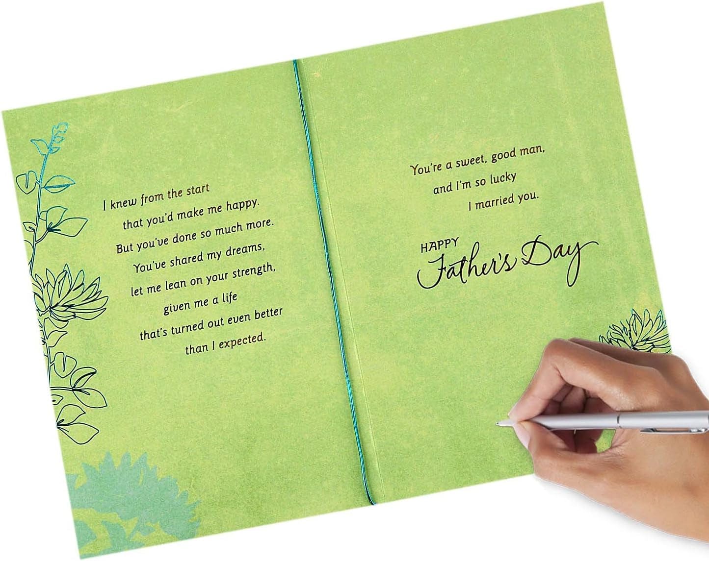 Romantic Father'S Day Card for Husband (Sweet and Good Man) (529FFW9512) - Image 6
