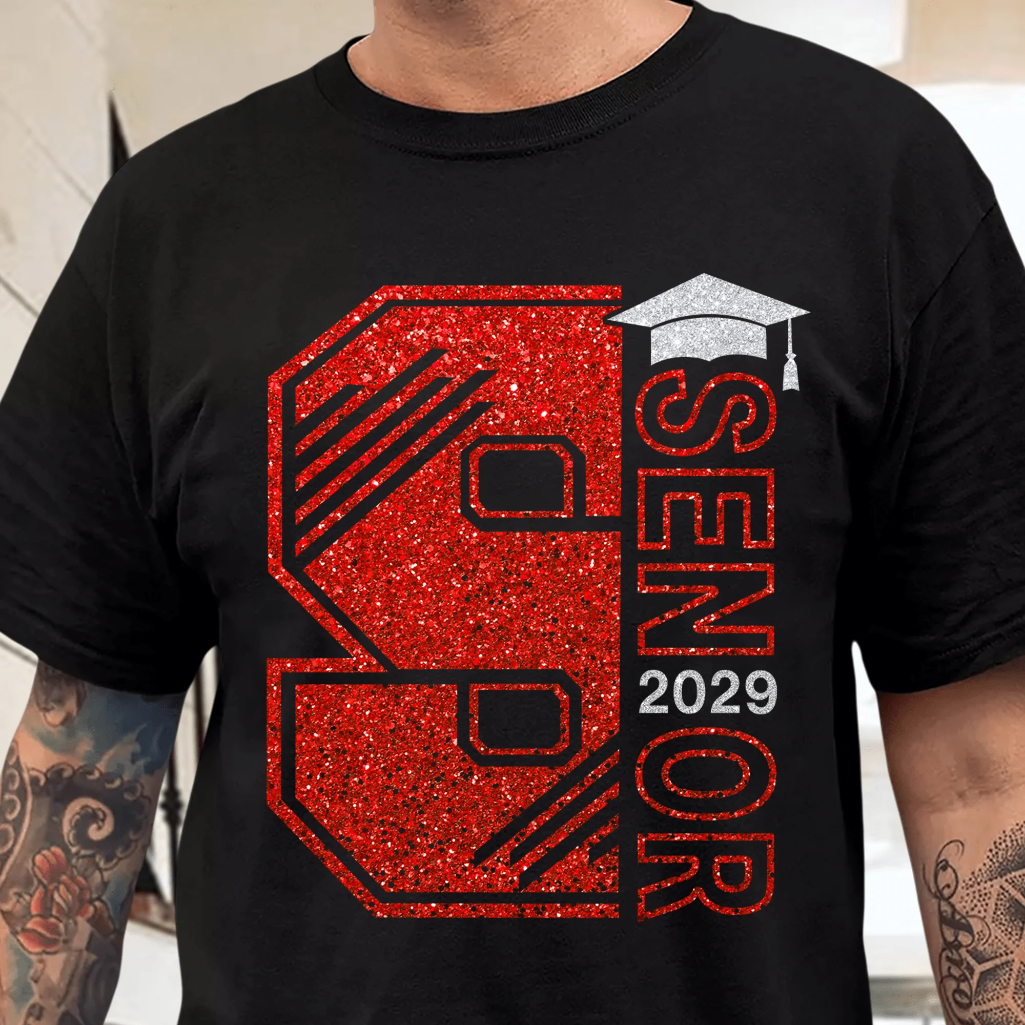S is for Senior Graduation Shirt HN590 891894 - Image 26