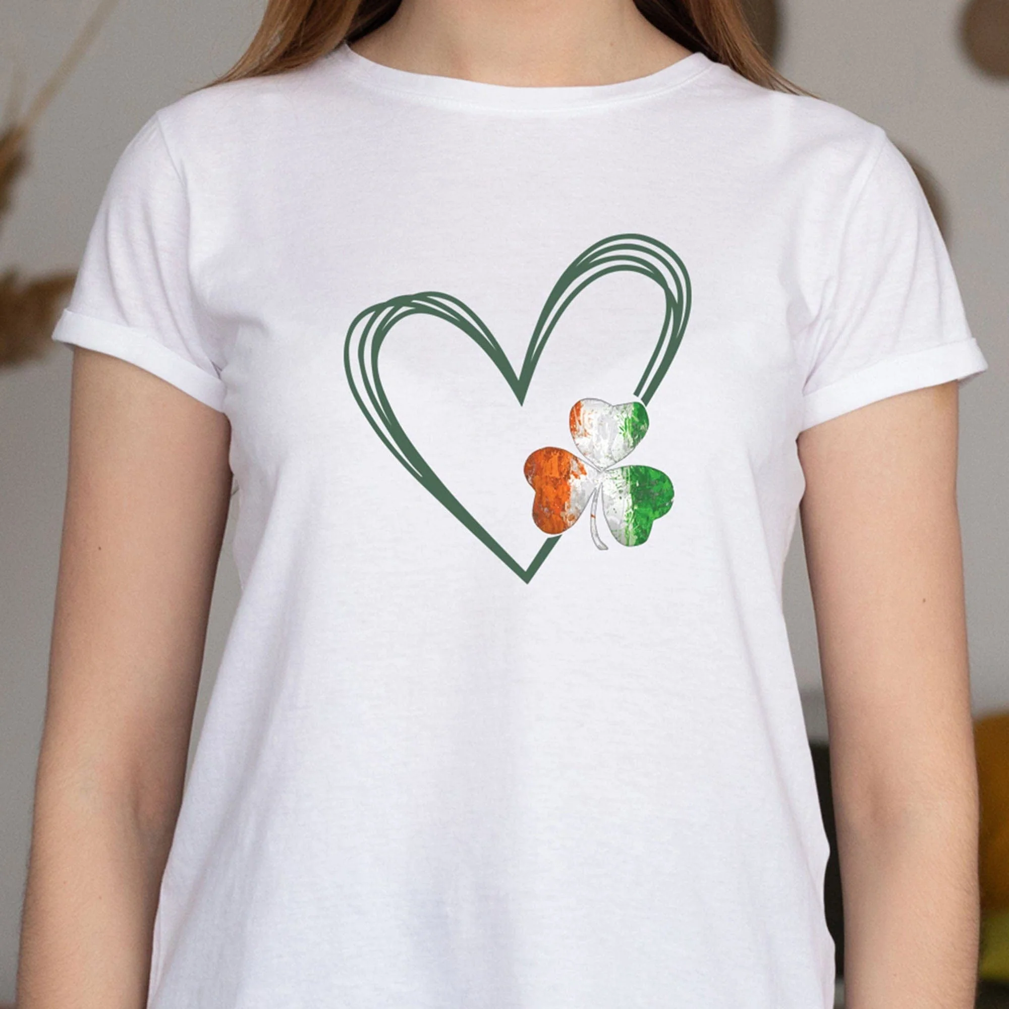 Saint Patrick's Day Heart Custom Shirt - Image 2