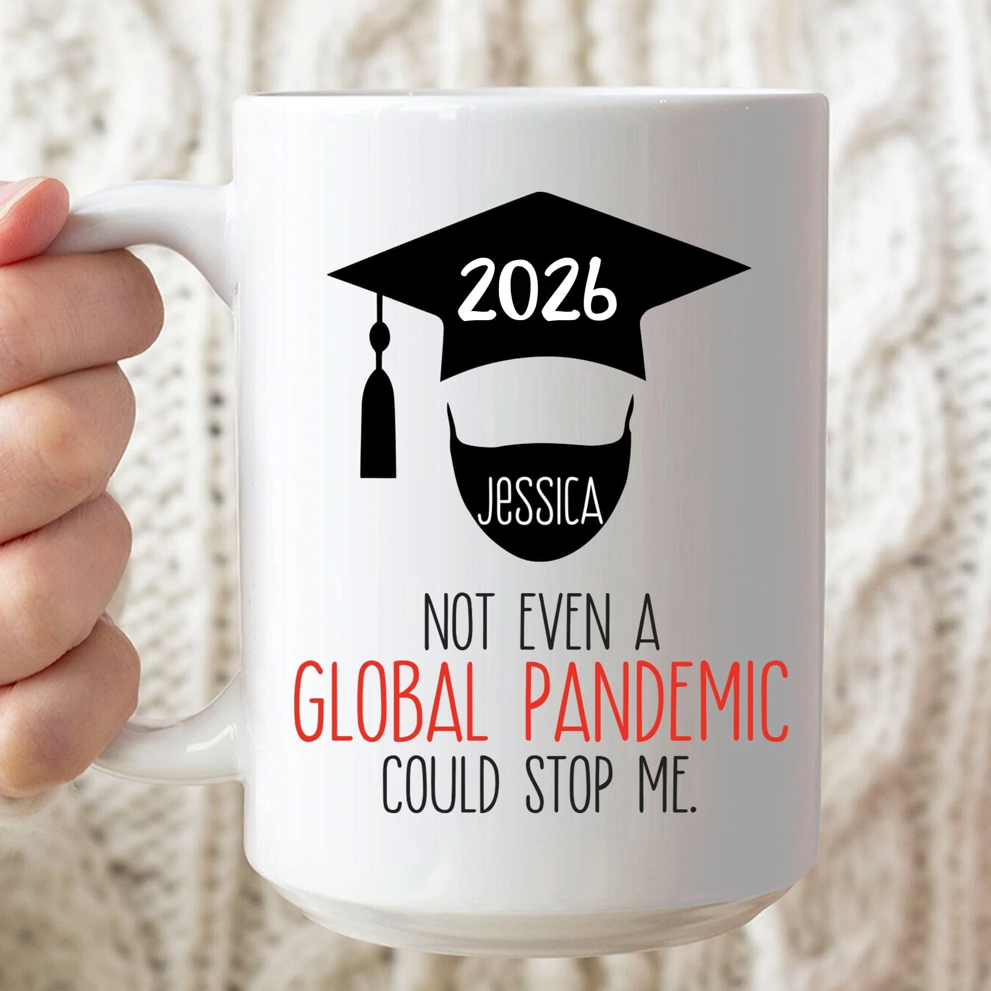 Senior 2024 Pandemic Graduate Mug H197 - Image 4
