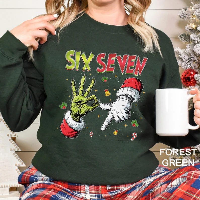 Six Seven Grinch Santa Christmas TH10 896805 - Image 3