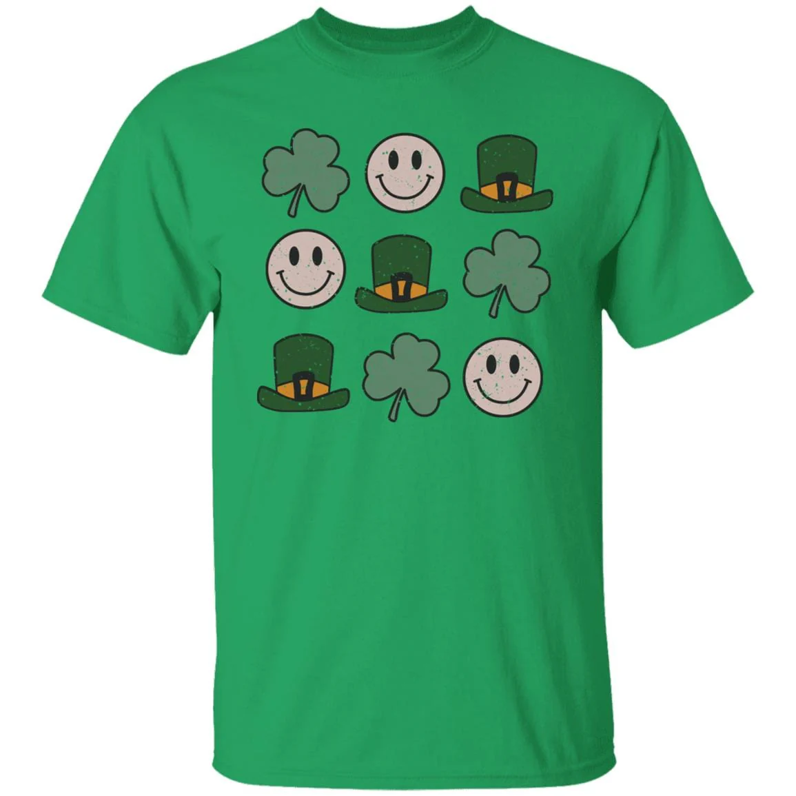St Patricks Smiley Shamrock Irish Shirt - Image 12