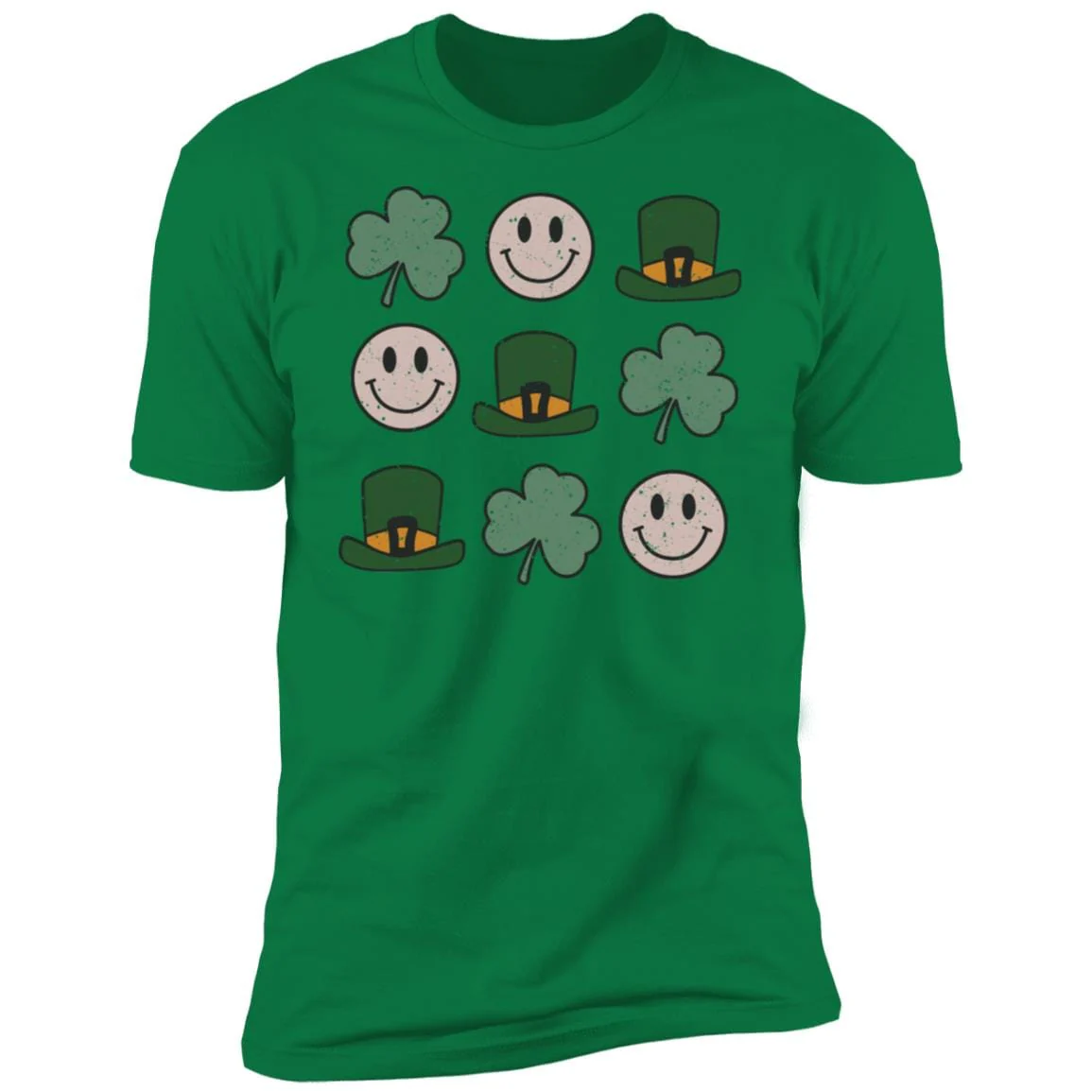 St Patricks Smiley Shamrock Irish Shirt - Image 6