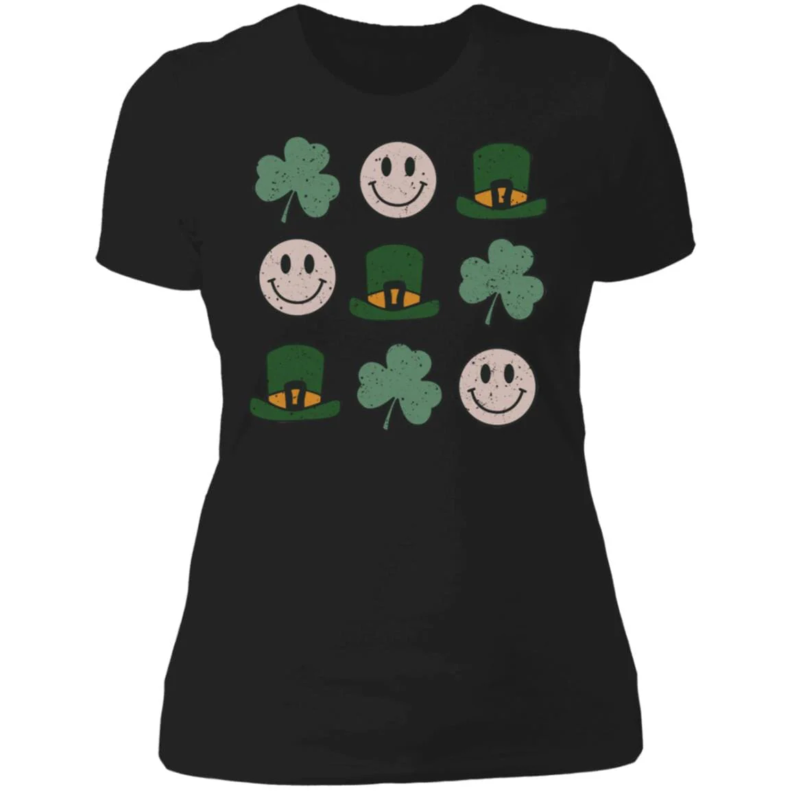 St Patricks Smiley Shamrock Irish Shirt - Image 8
