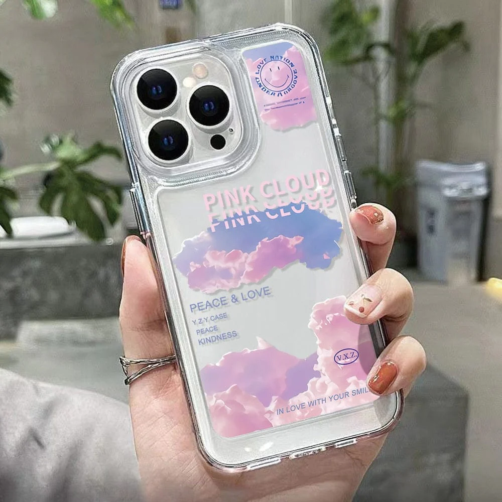Butterfly Flower Cover Soft Clear Phone Case For iPhone - Image 7