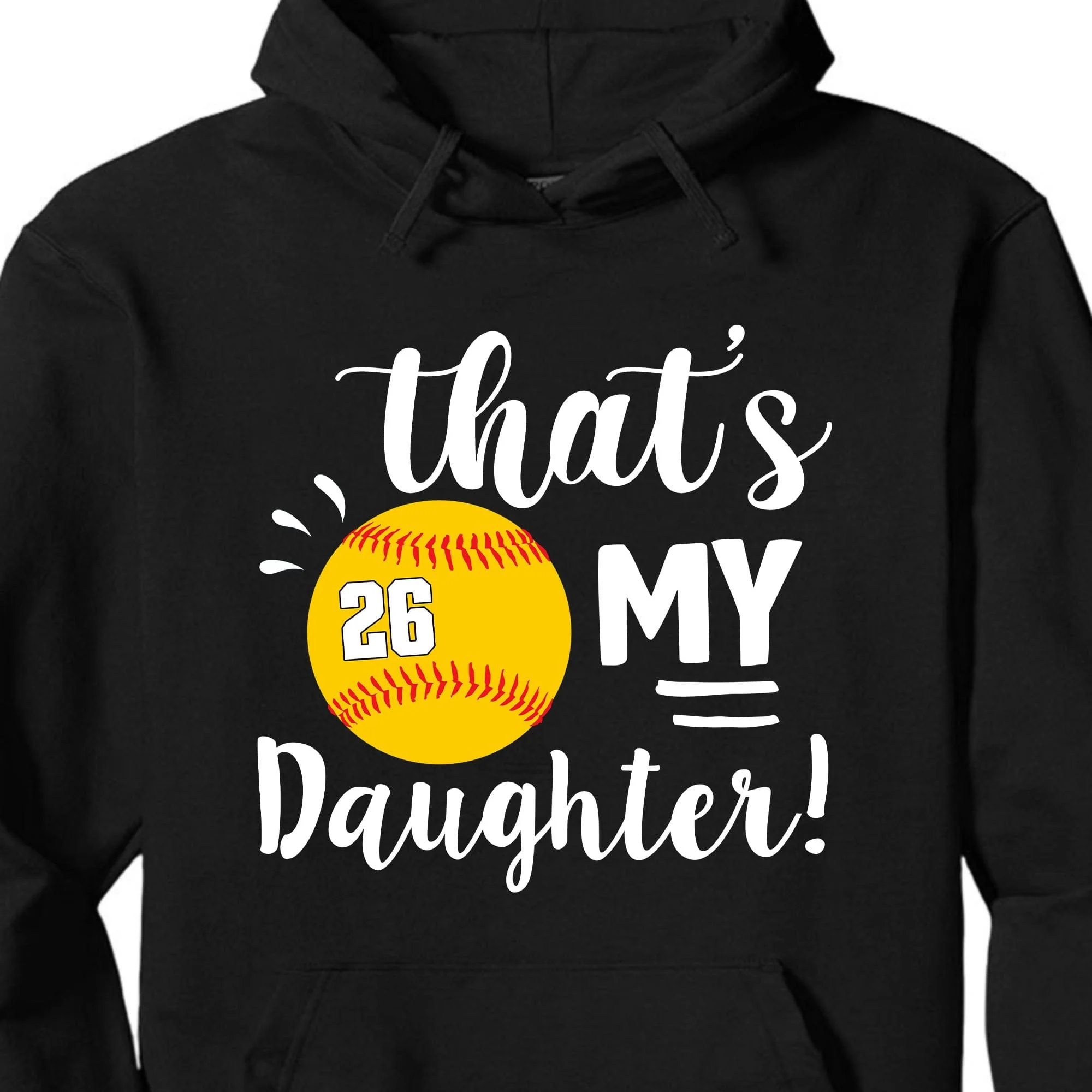 Softball Family That's My Softball Player Personalized Custom Softball Shirts C480 - Image 5
