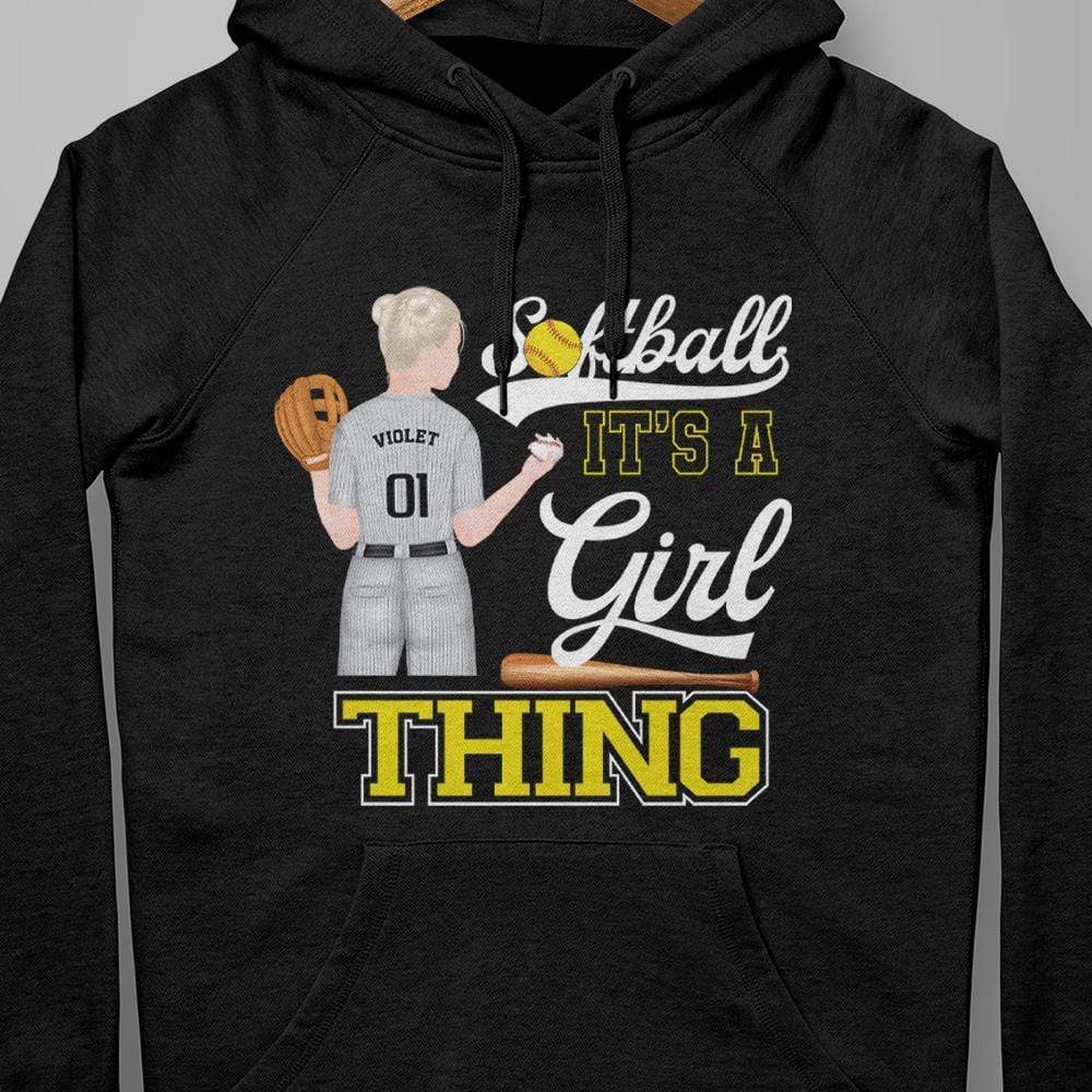 Softball Shirt, It's A Girl Thing Shirt, Softball Girl Shirt - Image 2
