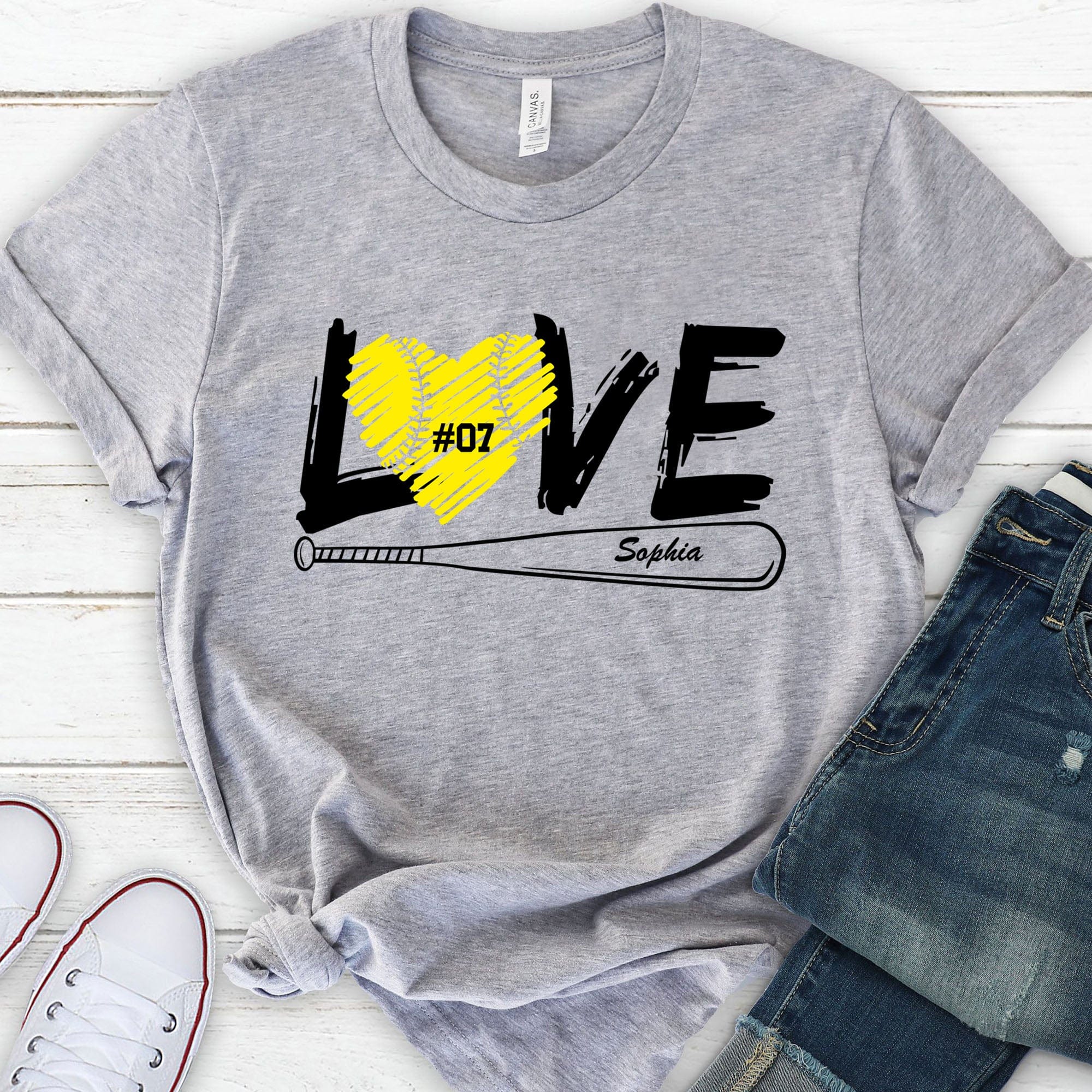 Softball Lover Fan Shirt Personalized Custom Softball Shirt H520