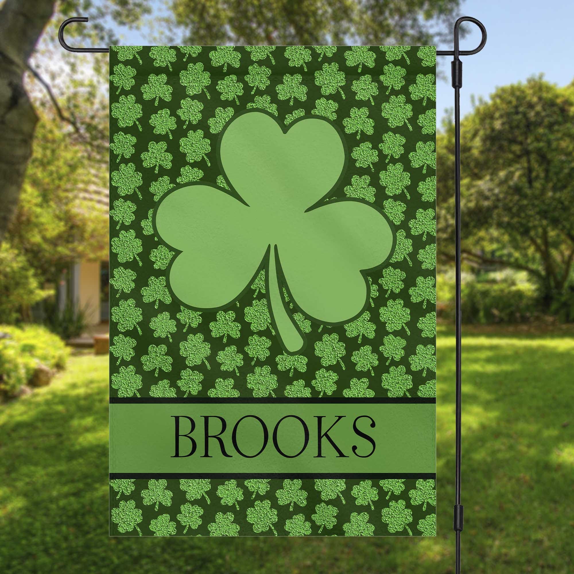 St. Patricks Day Custom Garden Flag - Image 2