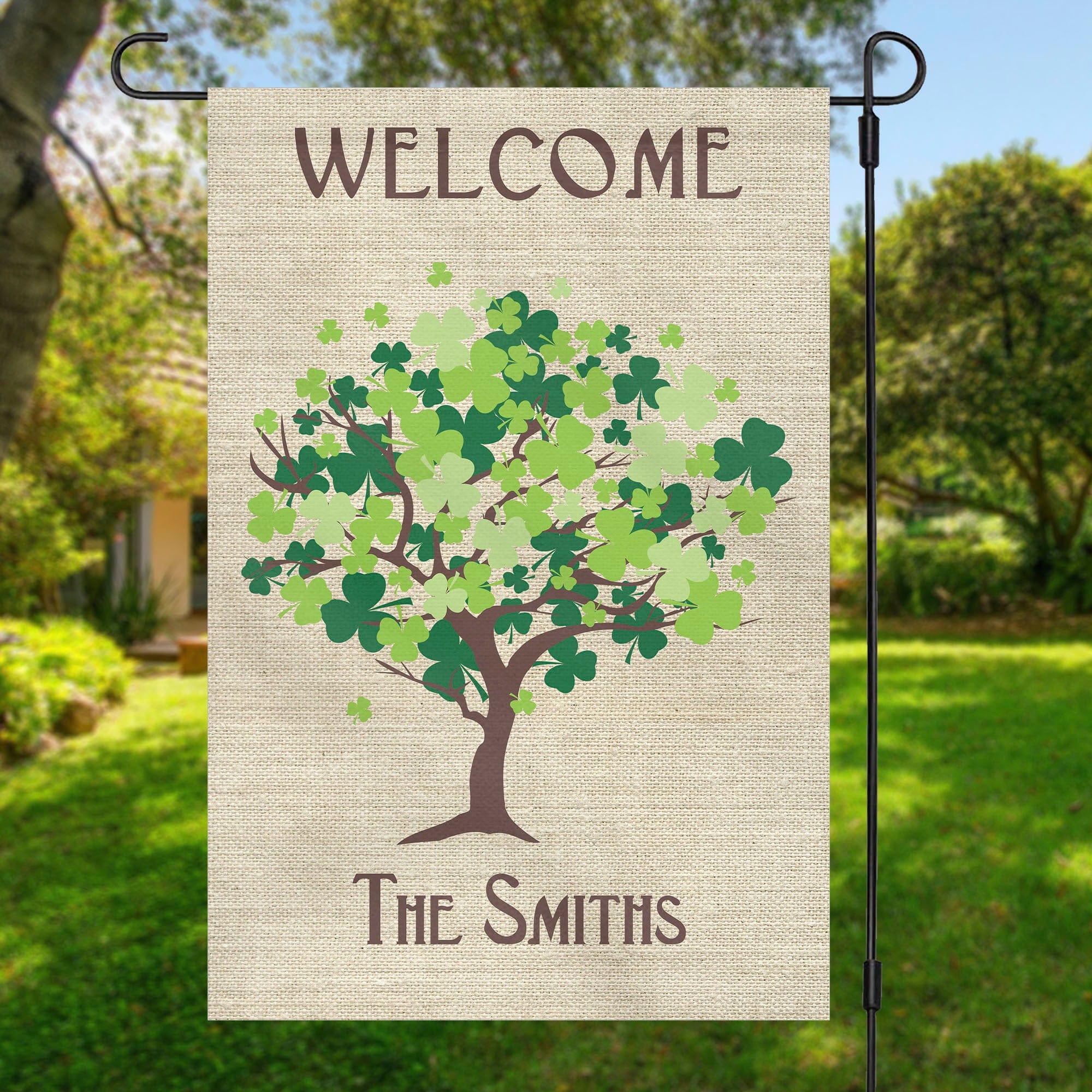 St Patricks Day Custom Garden Flag C101 - Image 2