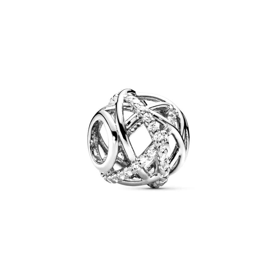 Sterling Silver Paw Print Infinity Charm - Image 22
