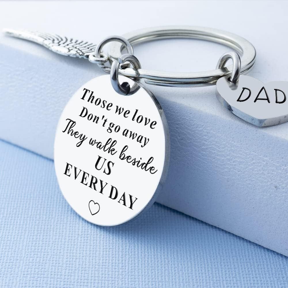 Sympathy Gifts for the Loss of Dad Mom, Bereavement Memorial Gifts-They Walk beside Us Every Day - Image 3