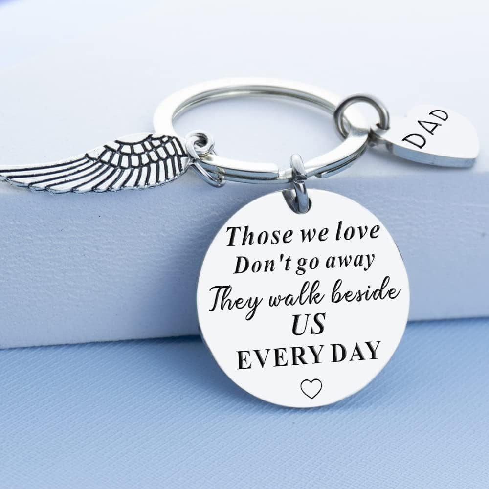 Sympathy Gifts for the Loss of Dad Mom, Bereavement Memorial Gifts-They Walk beside Us Every Day - Image 4