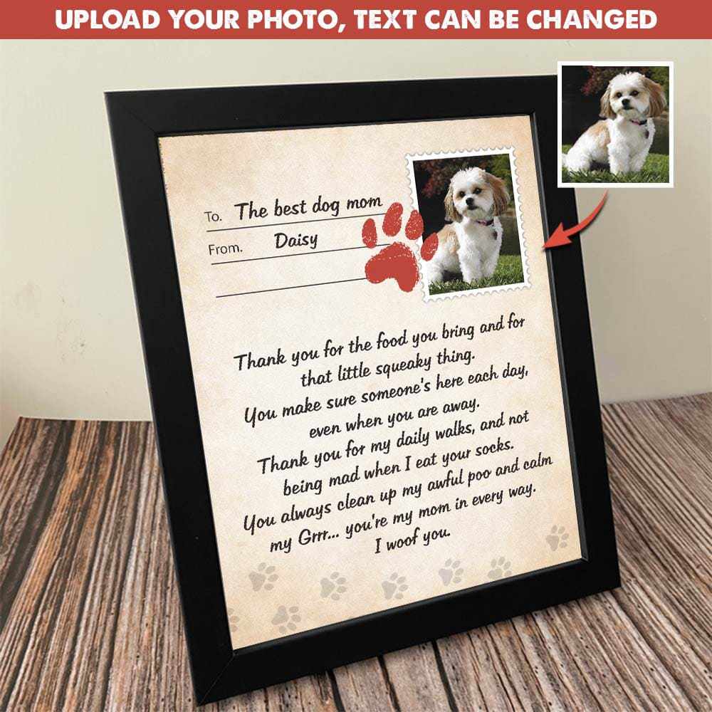 Upload Photo Thank You Family Picture Frame For Mother, HN590