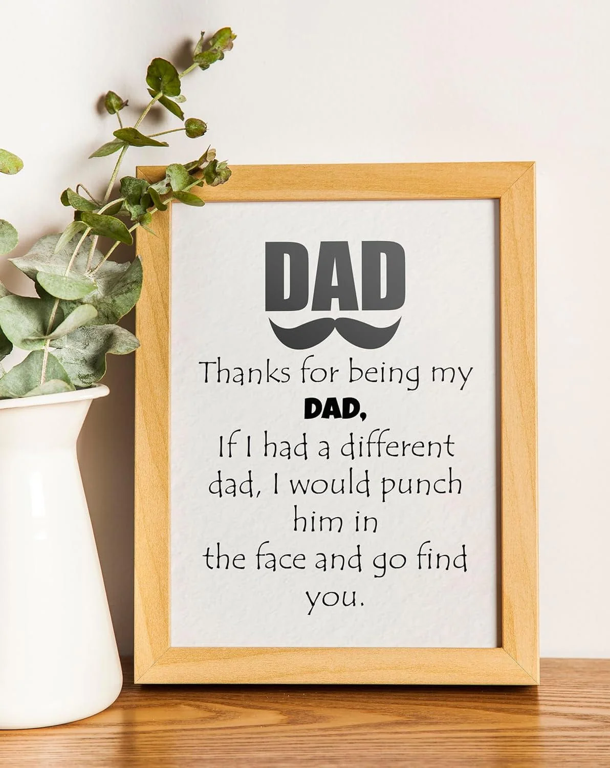 Thanks for Being My DAD Card - Fathers Day Card from Son, Daughter, Kids, Birthday Card - Size 5X7 Inch Folded Card Include Envelope, Sticker - Blank inside - Funny, Unique & Romantic Card - Image 8