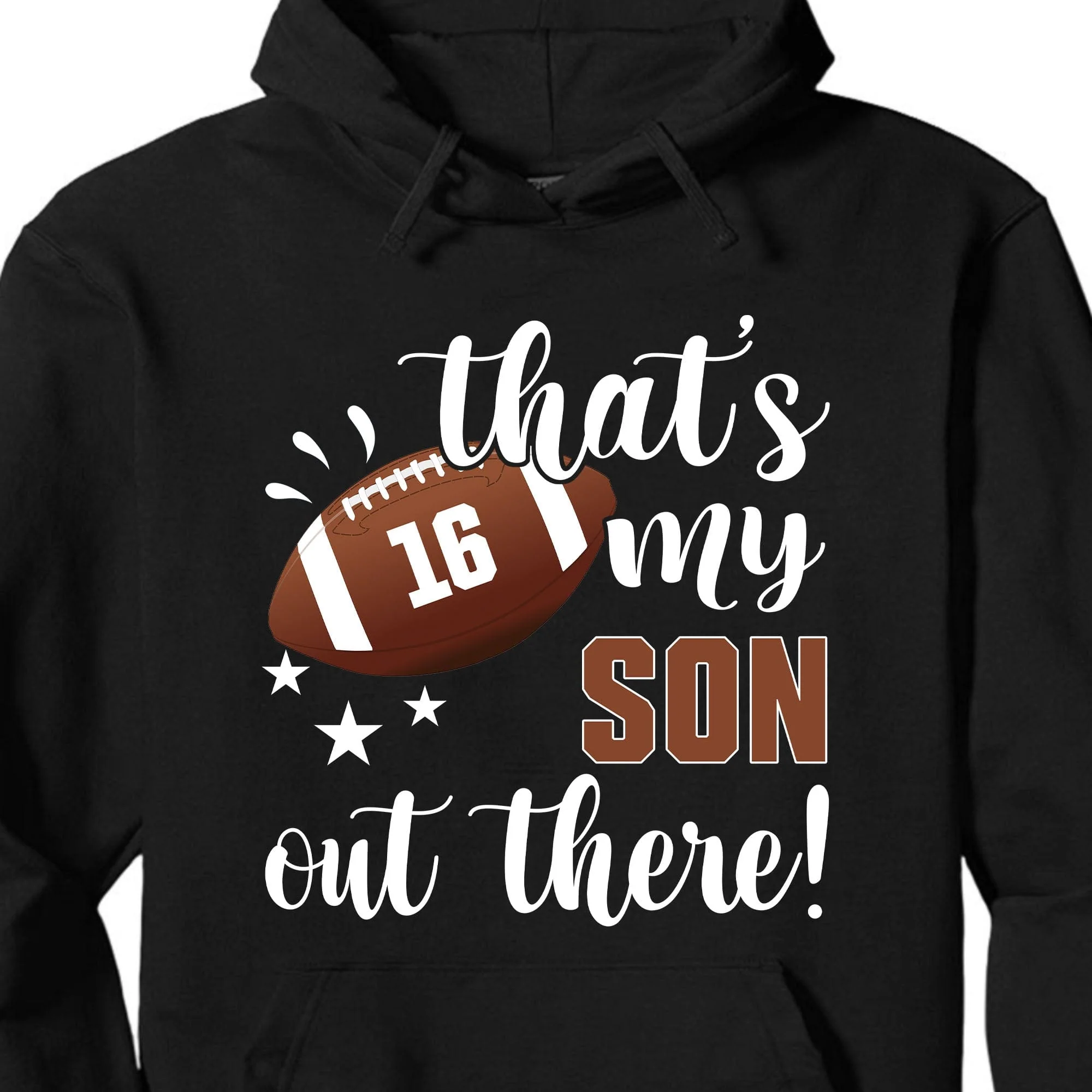 That's My Football Player Out There Personalized Custom Football Shirts C507 - Image 4