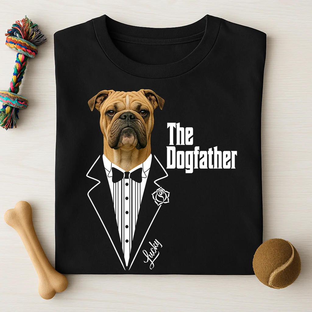 The Dog Father Personalized Custom Photo Dog Dad Shirt C468 892881 - Image 2