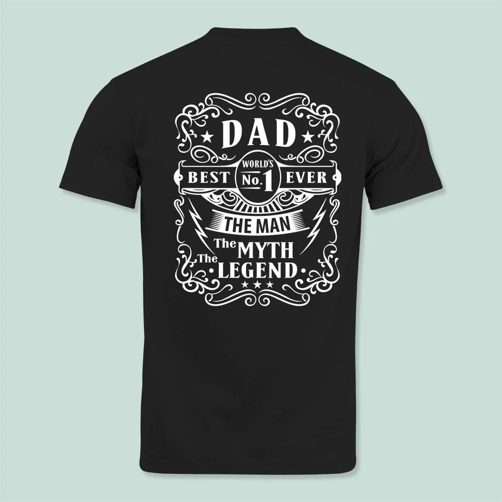 The Man The Myth The Legend Back Family Shirt N304 HN590