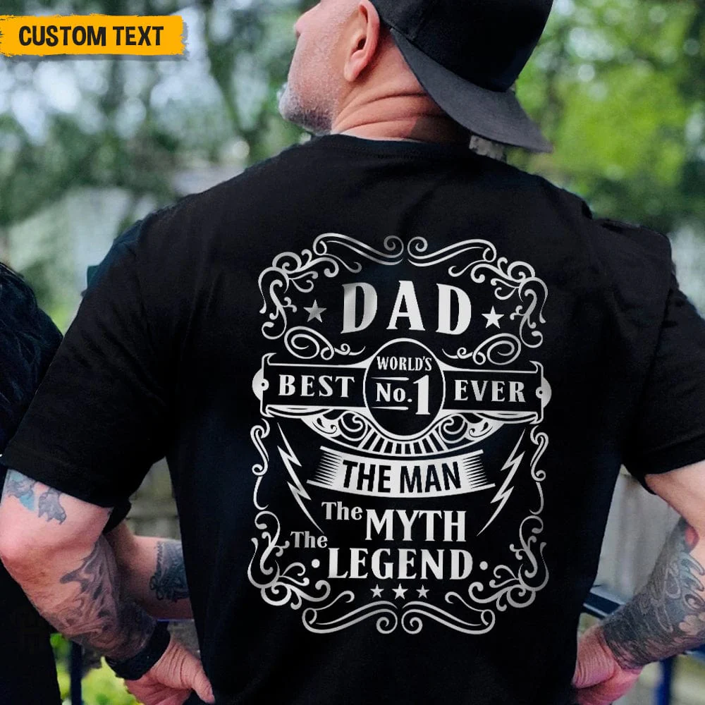 The Man The Myth The Legend Back Family Shirt N304 HN590 - Image 4