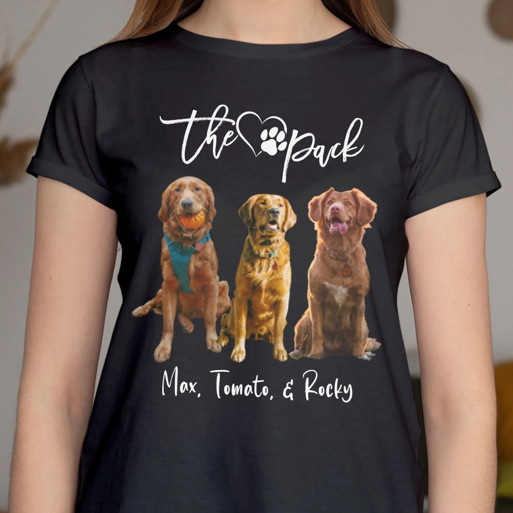 The Pack Dog Cat Photo Shirt C189 - Image 2