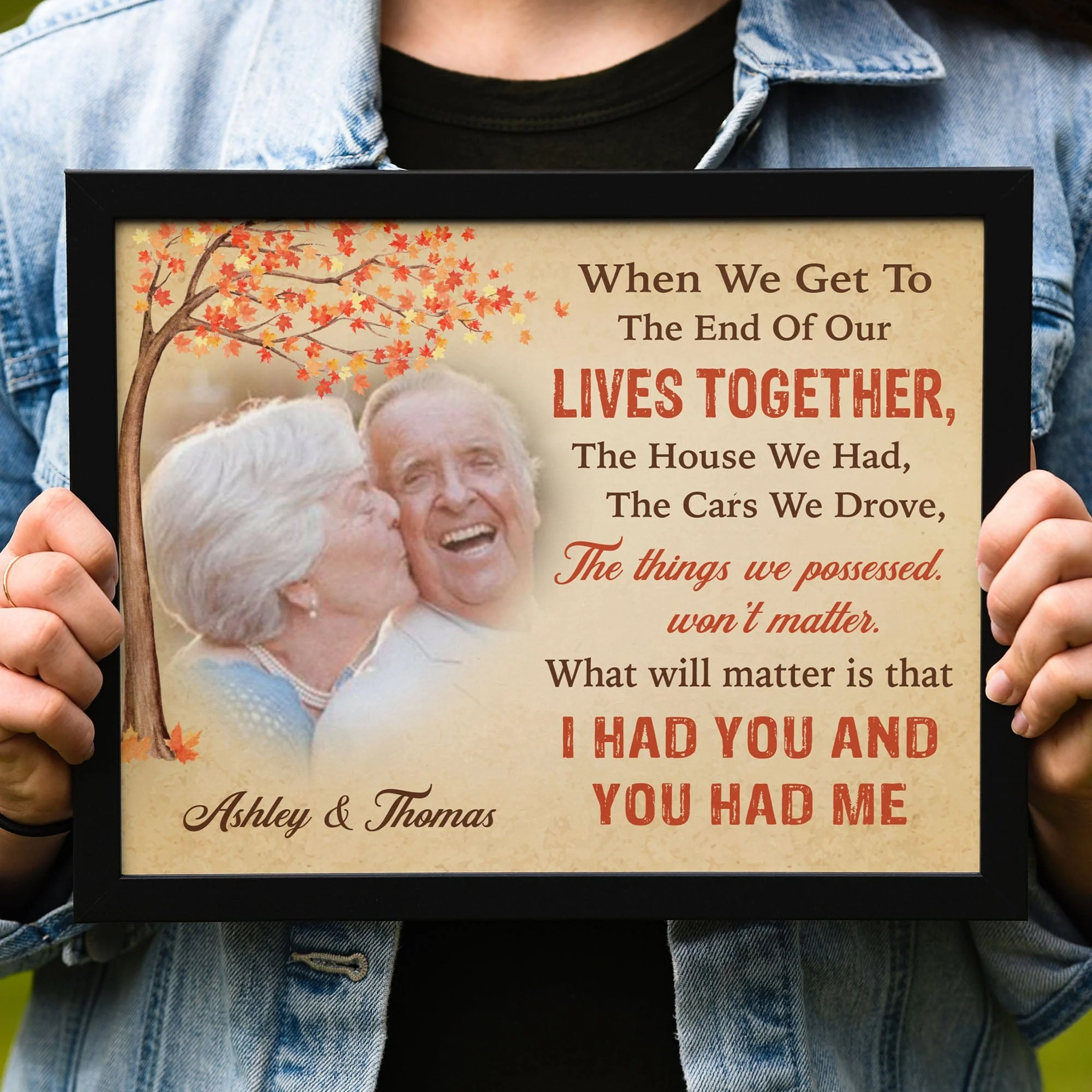 The Things We Possessed Won't Matter Personalized Anniversary Picture Frame C583 892397 - Image 2