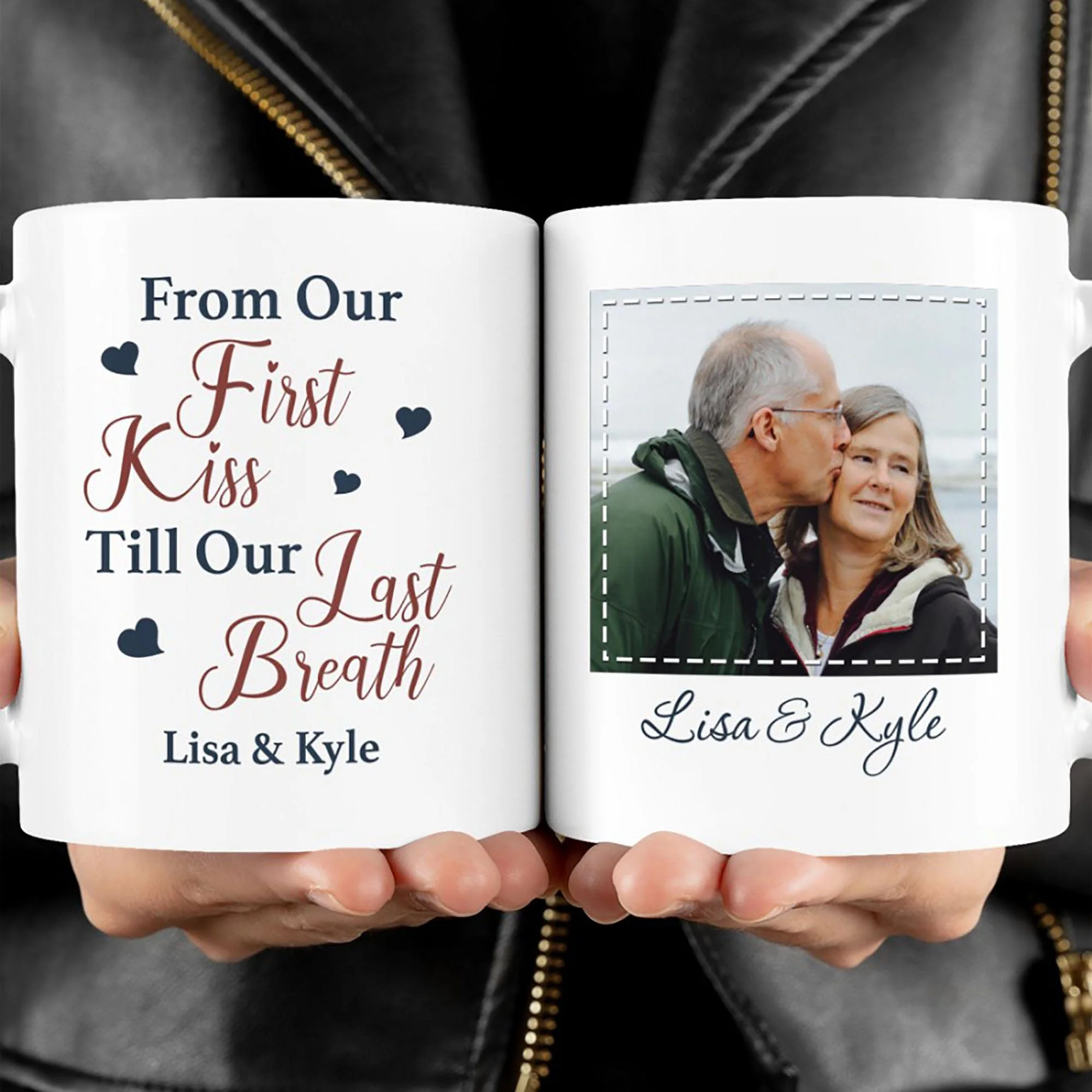 Till Our Last Breath Personalized Custom Photo Husband Wife C440